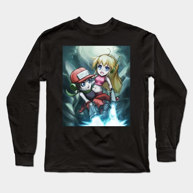 Cave Story Long Sleeve T-Shirt by hybridmink